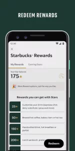 Starbucks app screenshot 5