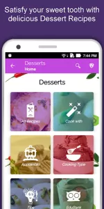 1400+ Dessert Recipes Offline app screenshot 1