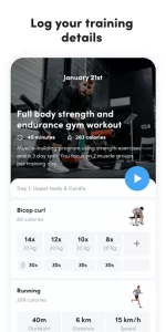 Virtuagym app screenshot 6