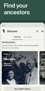 Ancestry app screenshot 1