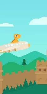 Dinosaur Plane Games for kids app screenshot 10