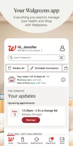 Walgreens app screenshot 1