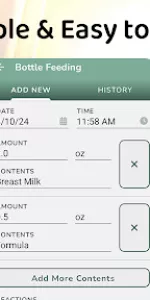 Baby & Breastfeeding Tracker app screenshot 2