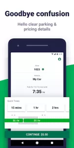 Green P app screenshot 1