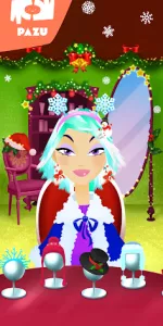 Girls Hair Salon Christmas app screenshot 6