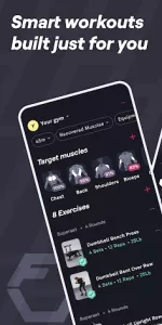 Fitbod app screenshot 1