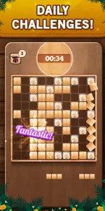Wooden 100 Block Puzzle Game app screenshot 3