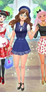 High School Anime Dress Up app screenshot 1