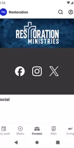 Restoration Ministries  app screenshot 3