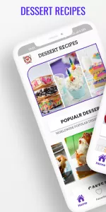Dessert Recipes app screenshot 1