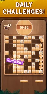 Wooden 100 Block Puzzle Game app screenshot 10