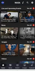 NASA app screenshot 1
