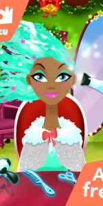 Girls Hair Salon Christmas app screenshot 14