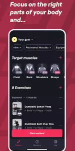 Fitbod app screenshot 4