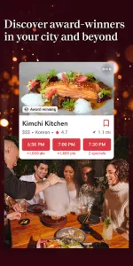 OpenTable app screenshot 2