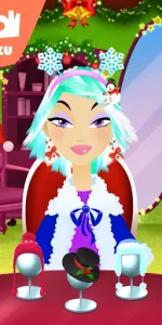 Girls Hair Salon Christmas app screenshot 18