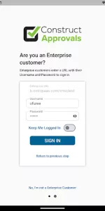 Construct Approvals app screenshot 9