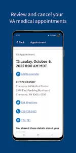 VA app screenshot 20