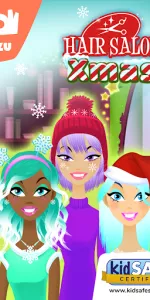 Girls Hair Salon Christmas app screenshot 13