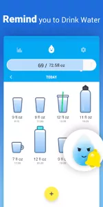 Drink Water Reminder app screenshot 1