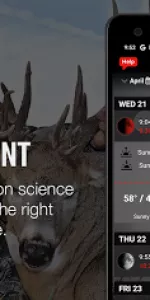 Deer Hunters MoonGuide 3.0 app screenshot 1