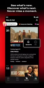 Netflix app screenshot 1