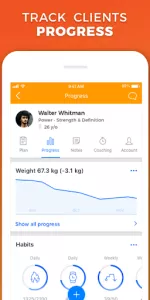 Virtuagym Coach app screenshot 5