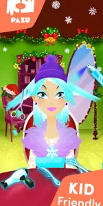 Girls Hair Salon Christmas app screenshot 3