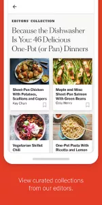 NYT Cooking app screenshot 2