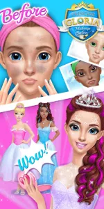 Princess Gloria Makeup Salon app screenshot 3