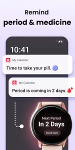 Period Calendar Period Tracker app screenshot 8