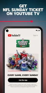 YouTube TV app screenshot 2