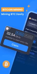 Bitcoin mining  app screenshot 1