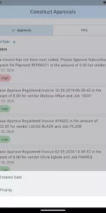 Construct Approvals app screenshot 11