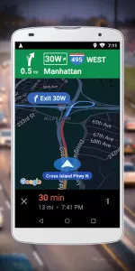 Navigation for Google Maps Go app screenshot 2