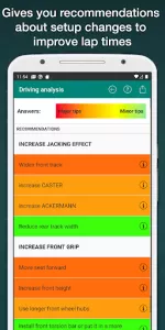 Kart Chassis Setup Pro app screenshot 3