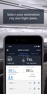 Turkish Airlines Flight Ticket app screenshot 1