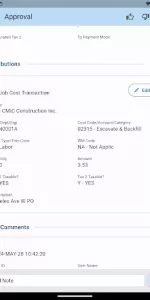 Construct Approvals app screenshot 15
