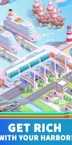 Idle Harbor Tycoon－Sea Docks app screenshot 2