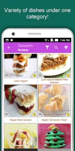1400+ Dessert Recipes Offline app screenshot 3