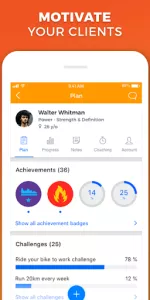 Virtuagym Coach app screenshot 3