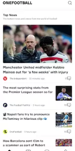 OneFootball  app screenshot 1
