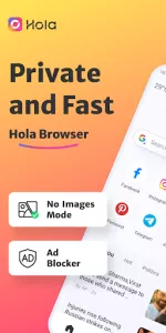 Hola Browser app screenshot 1